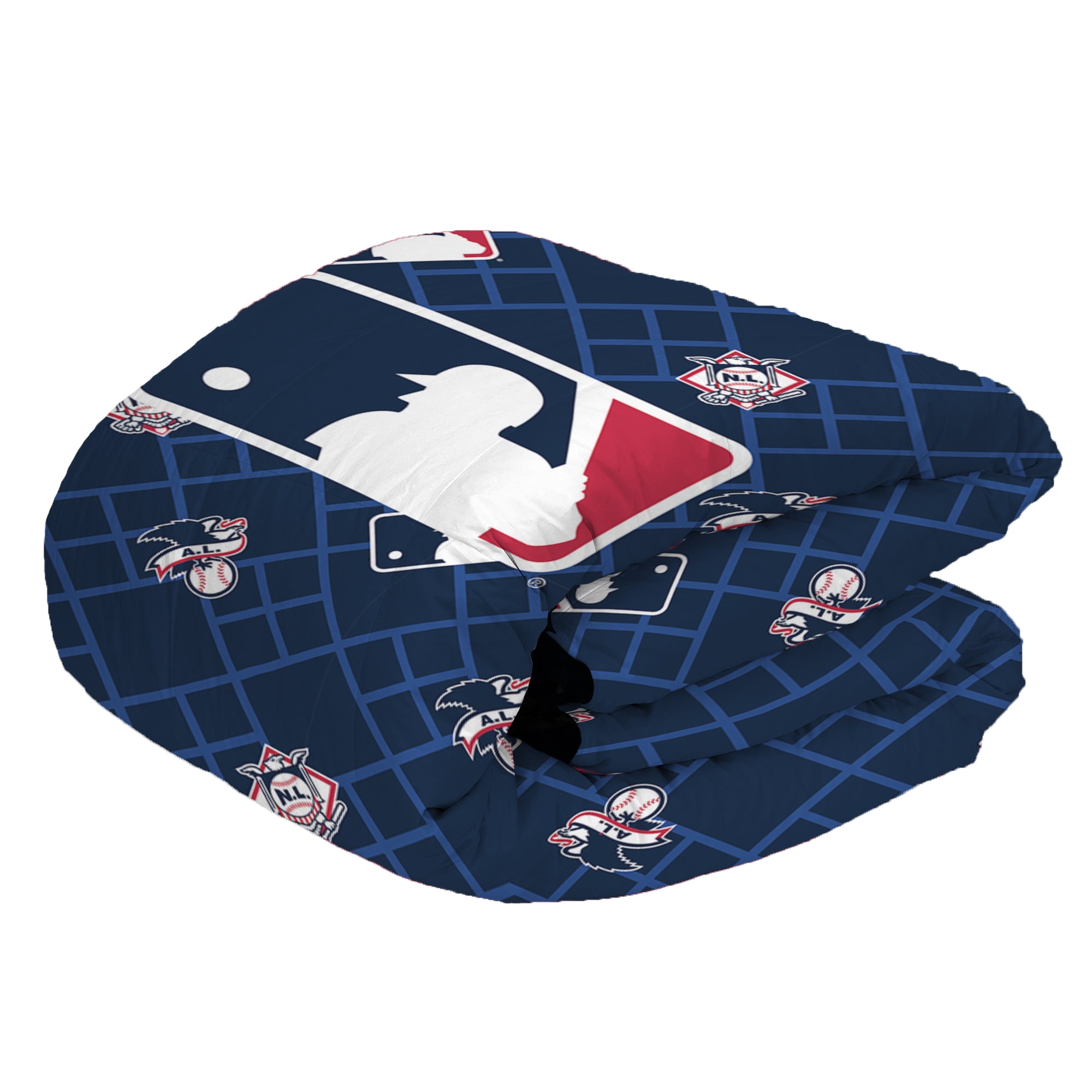 MLB Multi Team Strikeout Twin/Full Comforter Set with Pillowcase