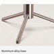 thumbnail image 3 of Matsuzay Soporte de luz Soporte de linterna Suministros de camping Adorno de Conveniencia multipropósito Regalo dulce de acero inoxidable Iluminación y accesorios, 3 of 6