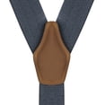 thumbnail image 3 of Buyless Fashion Suspenders For Men - 48" Adjustable Straps 1 1/4" - Y Back With Clips And Buttons, 3 of 7