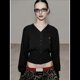 thumbnail image 4 of Cárdigan Corto de Larga con Cuello en V y Abertura Frontal para Mujer, Camisa de Otoño con Botones. Negro M, 4 of 8