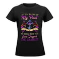 thumbnail image 5 of Jesus Dropped The Charges Women’s Cotton Short Sleeve T-Shirt HD Graphic Print Casual Crew Neck Tee S, 5 of 7