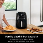 Ninja 5.5-Quart Air Fryer Max XL, AF161 in Black and Silver