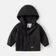 thumbnail image 5 of Gabardinas para niños, prendas de vestir exteriores para niños, chaqueta cortavientos informal, Otoño Invierno, ropa para bebés, cazadora cálido de lana con capucha, 5 of 5
