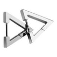 thumbnail image 1 of Mens Women Punk Stainless Steel Geometry Shape Design Hoop Earrings, 1 of 9