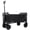 Black, variant on Collapsible Wagon with Wheels - 3 in 1 Lightweight Utility Camping Wagons Carts Foldable with 220lbs Weight Capacity, Cup Holders, for Pet Riding, Groceries, Camping, Shopping (Black)