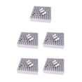thumbnail image 2 of ZheElen 100 Pack for Slip/Push On Billiards Snooker Cue Stick Pool Replacement Tips Gray 9mm 5Set, 2 of 6