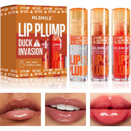 3Pcs Lip Oil Lip Glaze Set, Tinted Gloss Lip Gloss Oil, Plumping Moisturizing and Nourishing Lips, Long Lasting Fresh and Smooth Lip Care Set