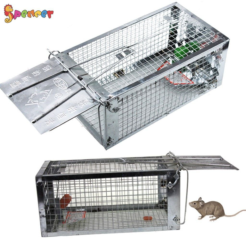 LAFGUR 26.2*14*11.4cm Rat Trap Cage Small Live Animal Pest Rodent Mouse  Control Bait Catch, Mouse Trap Cage,Mouse Trap 