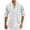 White, variant on Men's Cuban Guayabera Shirts Casual Long Sleeve Button Down Shirts Band Collar Linen Summer Beach Shirts