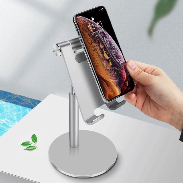 Aluminum Alloy Desk Desktop Phone Holder Cellphone Tablet Portable Adjustable tablet desktop stand Adjustable Multi-Angle Desk Stand