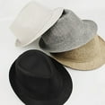 thumbnail image 2 of England Hat Exquisite Unisex Large Panama Jazz Cap for Outdoor, 2 of 11