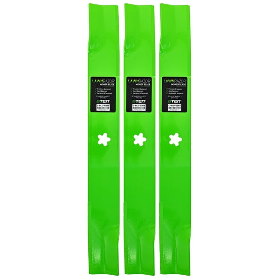LawnRAZOR Blade for Husqvarna EZ6124 MZ61 61 inch 539113312 High Lift 3 Pack 810-CBL2588D