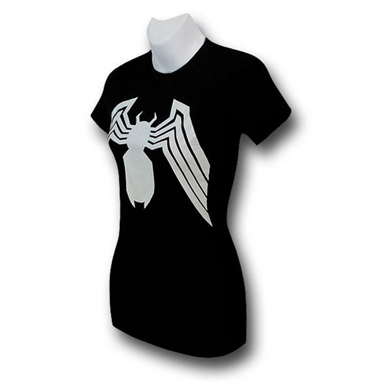 Venom Symbol Women's T-Shirt-Fitted Small