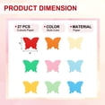 thumbnail image 2 of 27 Paquete de Recortes de Mariposa para Decoraciones de Profesores Manualidades de Bricolaje, 2 of 6