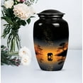 thumbnail image 5 of Green Dragon Large Urn For Ashes Adult Male, Cremation Urns For Ashes For Women, Urn For Ashes For Adult Female, Funeral Memorial Urns For Mom ( Size- 10inch ), 5 of 7