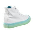 thumbnail image 3 of Converse Chuck Taylor All Star Hi Big Kids Shoes White/Bleached Aqua 660718c, 3 of 6