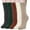 D-Multicolor, variant on Loritta Wool Socks for Women, 5 Pairs Ladies Cozy Boot Winter Thermal Warm Thick Socks Size 5-9