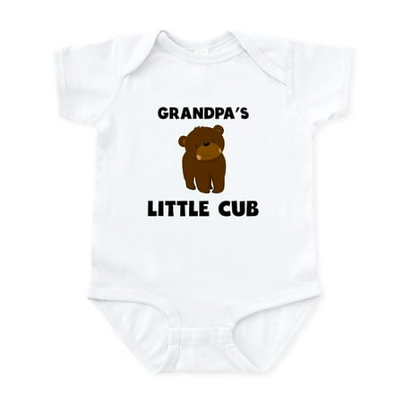 

CafePress - Grandpas Little Cub Body Suit - Baby Light Bodysuit Size Newborn - 24 Months
