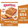 thumbnail image 2 of Krusteaz Pumpkin Spice Quick Bread Mix, Baking Mix Made With Real Pumpkin, 15 Oz Box, 2 of 10