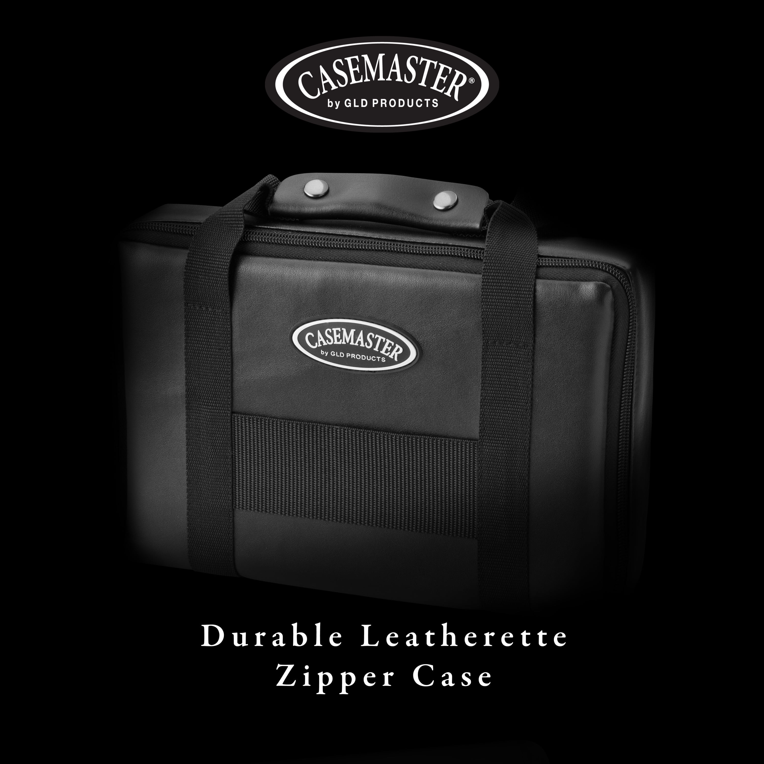 Casemaster Mini Pro Dart Case - Leatherette Storage For 6 Darts With
