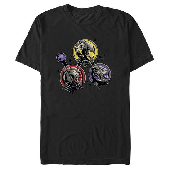 Men's Ant-Man and the Wasp: Quantumania Hero Badges  Graphic Tee Black 2X Large
