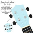thumbnail image 4 of YongCo 21Inch Delicate Wood Ukulele Electric Concert Ukulele for Enjoy Beautiful Tunes, 4 of 9