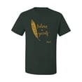 thumbnail image 2 of Believe in Yourself Insirational and Movtivational Quote Inspirational/Christian Men's Graphic T-Shirt, Forest Green, 3XL, 2 of 3