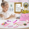 thumbnail image 3 of ZITA ELEMENT 18 inch Doll Accessories Clothes Makeup Set 19 Pcs - American Doll Dress with Makeup Stuffs for 18" Dolls, 3 of 6