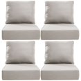thumbnail image 3 of Opohoro Outdoor Deep Seat Cushion Set, 24"x24"x6", Water Resistant & UV Resistant Comfortable Furniture Cushions for Patio Chair, Sofa, Loveseat, 3 of 12