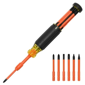 Klein Tools 32558 - Multi-Bit Ratcheting Screwdriver/Nut Driver