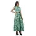thumbnail image 2 of Moomaya Robe d'Été Sans Manches Chemise à Boutons Tenues Décontractées Femmes Grande Taille, 2 of 4