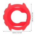 thumbnail image 2 of HONMEET 8Ud Deportiva Para Silicona Roja Con Protección Contra Golpes Y Arañazos, 2 of 8