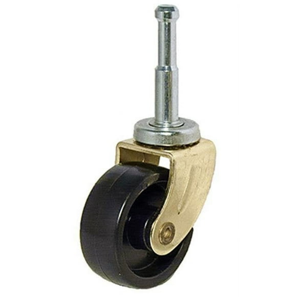 Richelieu America 235743 1.62 in. TruGuard Wheel Caster, Black - Pack of 2