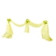 thumbnail image 1 of Camino de mesa de tul con lazo de tela transparente para fiestas y bodas en amarillo, 1 of 6