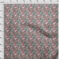 thumbnail image 4 of oneOone Georgette Viscose Gray Fabric Florals Sewing Fabric By The Yard Printed Diy Clothing Sewing Supplies 42 Inch Wide, 4 of 4