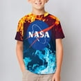 thumbnail image 2 of NASA T-Shirts for Boys Girls, Kids 3D Print Short Sleeve, Unisex Crew Neck Tee Shirts for Youth, 2 of 9