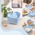 thumbnail image 6 of 10pcs Heart Shaped Dinner Plates Dinnerware Dishes Set 6.1 Inch Food Plate Saucers Tray Fruits Snack Bowls, 6 of 6
