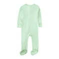 thumbnail image 4 of AJIWYH Unisex Zipper Closure Footies,Rayon Made From Bamboo Green,6-12 Months, 4 of 4