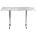 thumbnail image 6 of vidaXL 5 Piece Patio Dining Set Aluminum Silver, 6 of 11