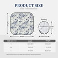 thumbnail image 4 of Yiaed Indigo Tie Dye Print Car Front Windshield Sun Shade,Foldable Anti-UV Car Sunshade for Front Window for Most Vehicles-Small, 4 of 5