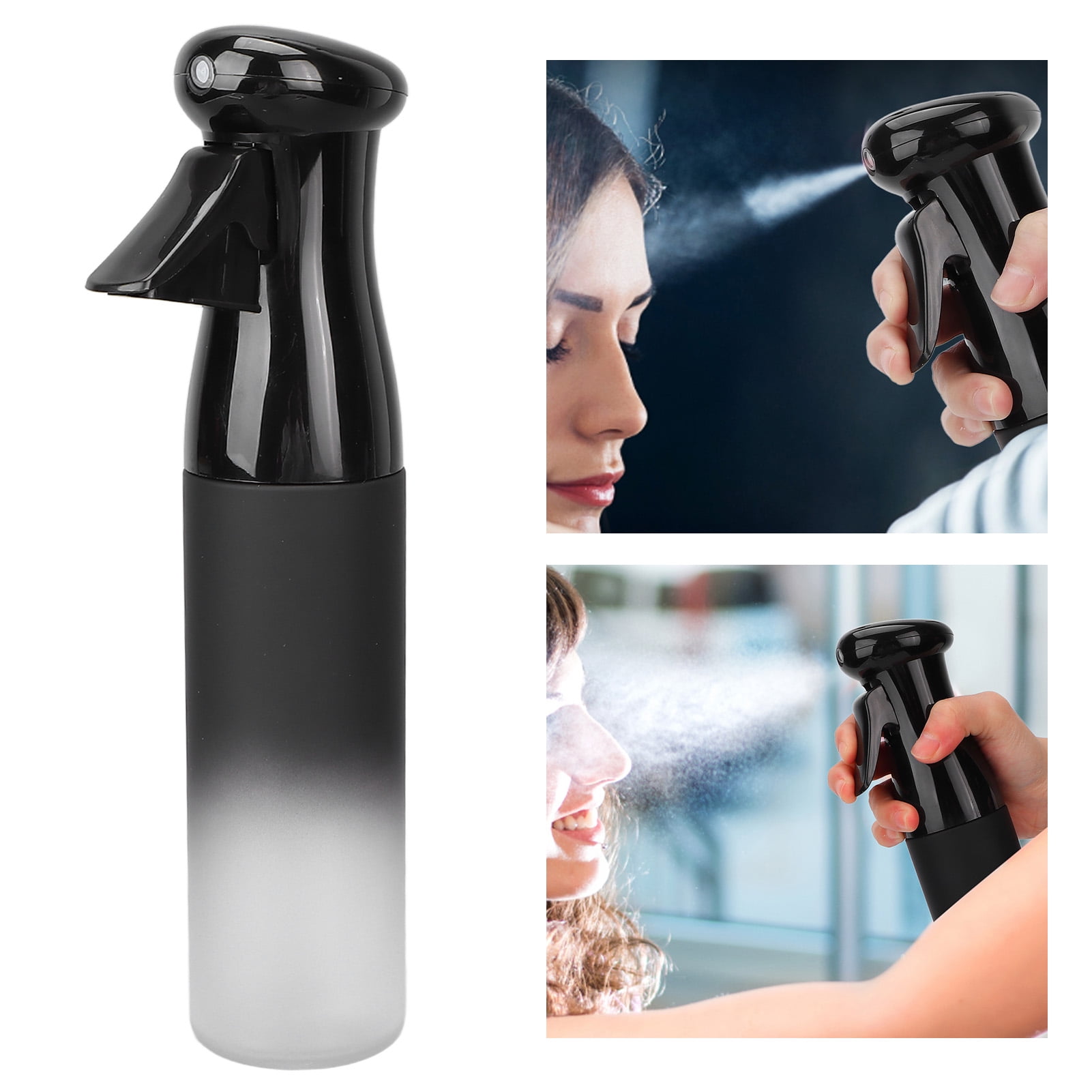 Spptty Continuous Mist Bottle,Fine Mist Bottle,300ml Water Spray Bottle