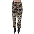 thumbnail image 2 of Love & Love Chic Horizontal Royal Abstract Print Drawstring Trouser Pants, 2 of 4