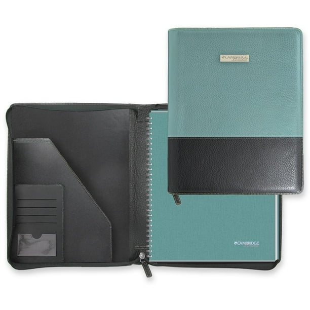 Mead Cambridge Limited Blue Fashion Refillable Notebook, 1 Each