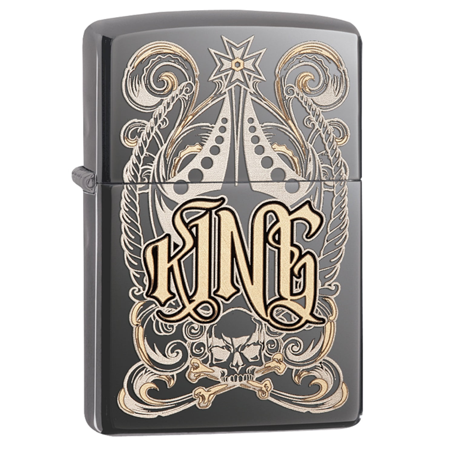 Zippo Choice King Black Ice 28798 Lighter