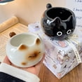thumbnail image 6 of 1PCS Cute Cat Mug Ceramic Coffee Mugs Gifts Cute Tea Milk Cup for Women Girls Cat Lovers Gift for Christmas Anniversary Mother's Day Father's Day Birthday Gift Party Decorations, 6 of 8