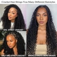 thumbnail image 4 of Kinky Curly Miracle Knots Human Crochet Hair, Invisible Pre-Separated  Crochet Human Hair Extensions For Black Women,  Black 70g/Pack 20 Inch, 4 of 6
