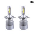 thumbnail image 2 of Flmtop 2Pcs C6 H1/H4/H7 Car LED Headlight Bulb 6000K Super Bright Light Driving Lamp, 2 of 10