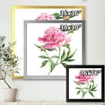 thumbnail image 4 of Designart 'Ancient Pink Peonies' Traditional Framed Art Print, 4 of 4