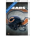 thumbnail image 3 of NFL Chicago Bears - Helmet 16 Wall Poster with Push Pins, 22.375" x 34", 3 of 3