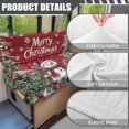 thumbnail image 6 of XYZCANDO Snowman RV Dinette Cushion Covers Christmas Comfortable RV Accessories Universal Couch Cushion Covers Stretchable Slip Covers for Loveseat Stylish Furniture Covers, 6 of 7